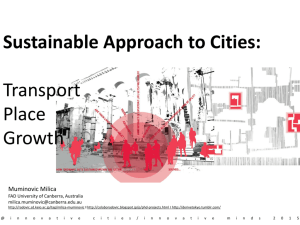 Sustainable Approach to Cities