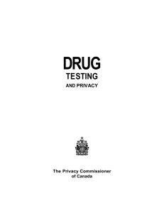 Drug Testing and Privacy