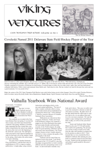 Valhalla Yearbook Wins National Award