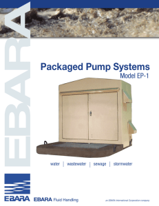 Packaged Pump Systems - EBARA Fluid Handling