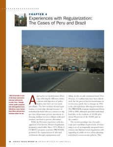 Chapter 4. Experiences with Regularization: The Cases of Peru and