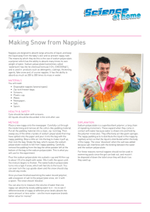Making Snow from Nappies