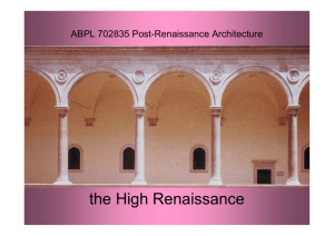 the High Renaissance