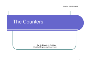 Asynchronous Counters