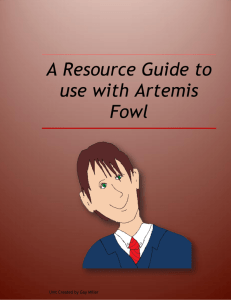 A Resource Guide to use with Artemis Fowl