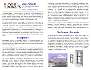 Leader's Guide Background The Temple of Artemis