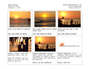 TV Commercial Storyboard Example