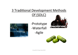 3 Tradi]onal Development Methods Of (SDLC)