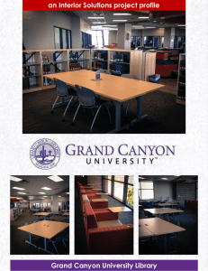 an Interior Solutions project profile Grand Canyon University Library