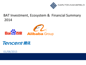 BAT Investment, Ecosystem & Financial Summary 2014