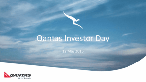 Qantas investor day presentation