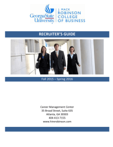 recruiter's guide - Career Management Center
