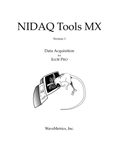NIDAQ Tools MX - Updates and Installers from