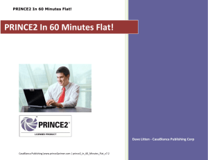 PRINCE2 In 60 Minutes Flat!