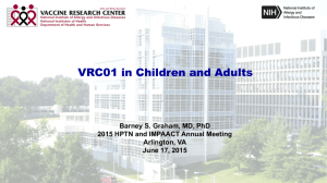 VRC01 in Children and Adults - HIV Prevention Trials Network