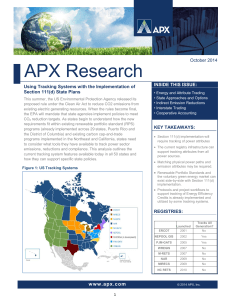 APX Research - North American Renewables Registry