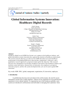Global Information Systems Innovation
