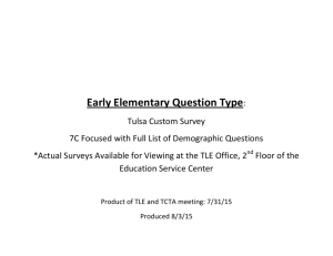 Tripod Survey Question Types