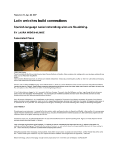 Latin websites build connections