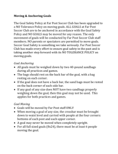 Moving Goals Policy - Far Post Soccer Club