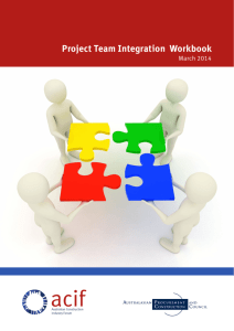 Project Team Integration Workbook
