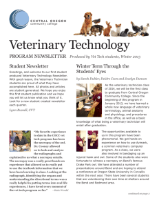 Veterinary Technology - Central Oregon Community College