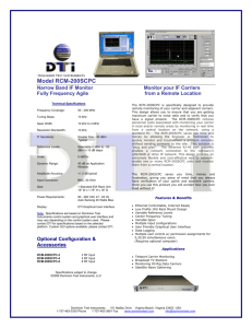 Model RCM-200SCPC - Dominion Test Instruments