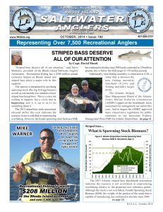 October - The Rhode Island Saltwater Anglers Association