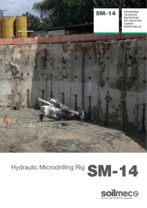 Hydraulic Microdrilling Rig