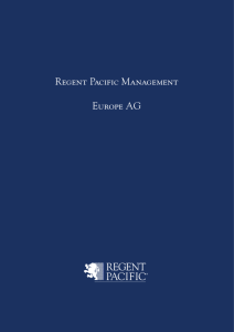 Regent Pacific Management Europe AG