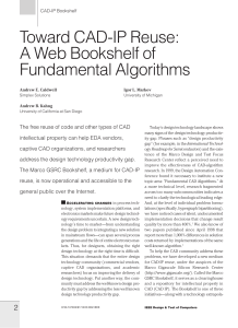 Toward CAD-IP Reuse: A Web Bookshelf of Fundamental Algorithms