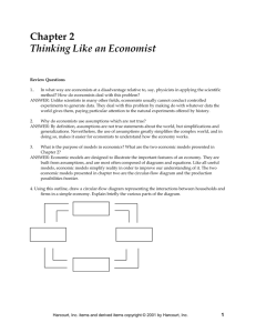 Chapter 2 Thinking Like an Economist