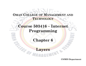 nesting layers - Oman College of Management & Technology