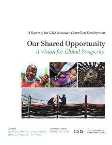 Our Shared Opportunity: A Vision for Global Prosperity