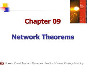 Chapter 09 Network Theorems