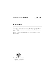 AASB 118 - Australian Accounting Standards Board