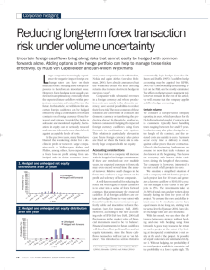 Reducing long-term forex transaction risk under volume