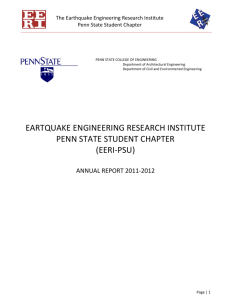 eeri-psu - Earthquake Engineering Research Institute