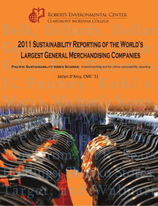 2011 Sustainability Reporting of the World's Largest General