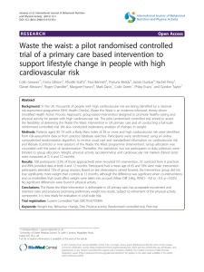 Waste the waist: a pilot randomised controlled trial of a primary care