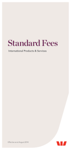 Standard Fees