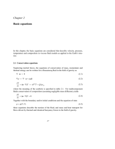 Chapter 2 Basic equations