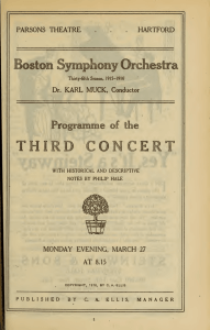 Boston Symphony Orchestra concert programs, Season