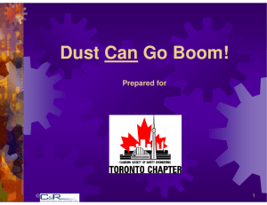 Dust Can Go Boom!