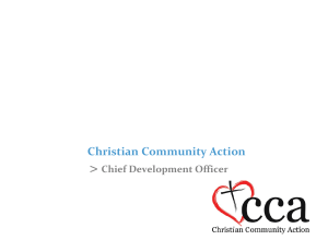 Christian Community Action - Halftime Talent Solutions
