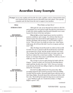 Accordion Essay Example