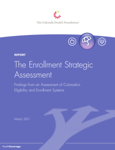 The Enrollment Strategic Assessment