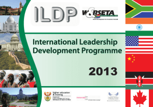 International Leadership Development Programme