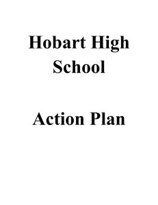 AdvancED Action Plan - School City of Hobart