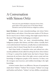 A Conversation with Simon Ortiz
